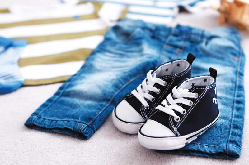 Jeans and tennis shoes - what to wear for children at daycare